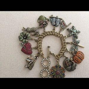 Rare Heidi Daus Charm Bracelet